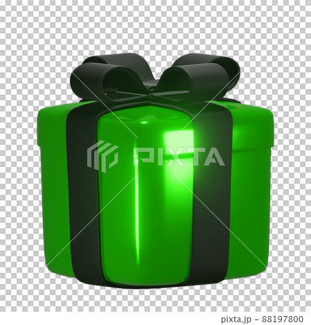 Realistic 3D Gift Box Cutout 88197800