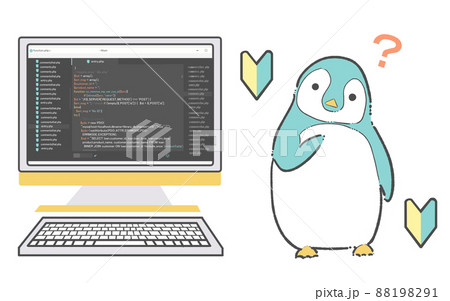 プログラミング初心者のペンギン プログラミング初心者のペンギン 88198291