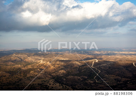 Cyprus landscape. View from Stavrovouni Monastery. Larnaca District 88198306