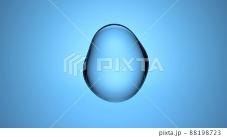 Water drop background. Blue liquid drop of pure water on an empty background. Water drop background. Blue liquid drop of pure water on an empty background. 88198723