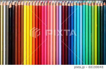 カラフルな色鉛筆 鮮やかなweb背景 テクスチャ カラフルな色鉛筆 鮮やかなweb背景 テクスチャ 88199048
