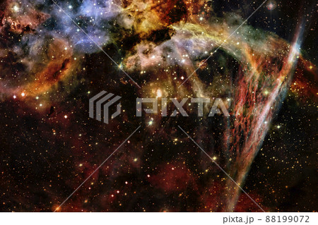 Outer space art. Starfield. Elements of this image furnished by NASA. Outer space art. Starfield. Elements of this image furnished by NASA. 88199072