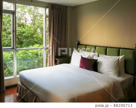 タイ・バンコクのアパートホテル客室 ベッドルーム / Bangkok, Thailand 88200713
