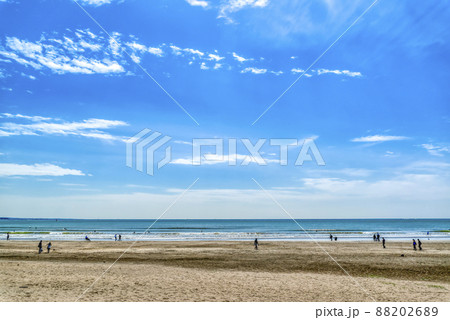 鎌倉の風景 材木座海岸 鎌倉の風景 材木座海岸 88202689
