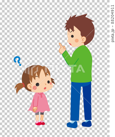 little girl talking on the phone clipart