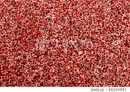 赤い アスファルト　道路　路面　テクスチャー  88204991