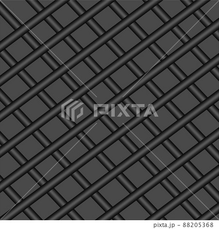 ワッフル　イメージ　背景　素材　イラスト　黒色 88205368