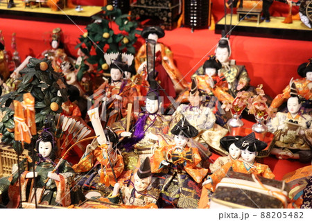 山口　長府　忌宮神社　大雛人形展 88205482