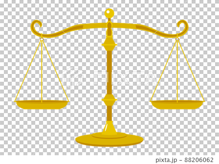 Illustration of a hanging balance 88206062