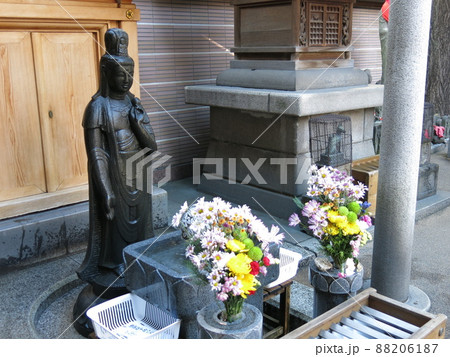 巣鴨のとげぬき地蔵尊高岩寺にある洗い観音 88206187
