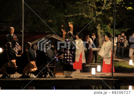 京都大覚寺観月の夕べ　2020年10月3日 88206727