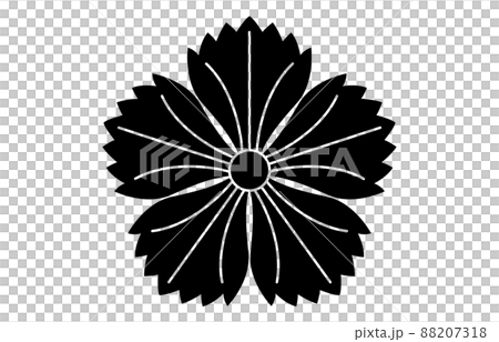 日本の家紋撫子 88207318