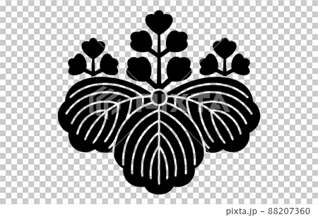 日本の家紋五三桐 日本の家紋五三桐 88207360