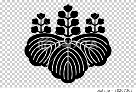 日本の家紋五七桐 日本の家紋五七桐 88207362