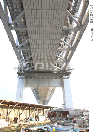 下津井港　下津井漁港　瀬戸大橋　岡山県倉敷 瀬戸内海 88207514