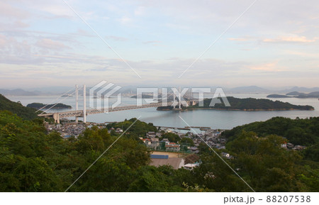 下津井港　下津井漁港　瀬戸大橋　岡山県倉敷 瀬戸内海 88207538