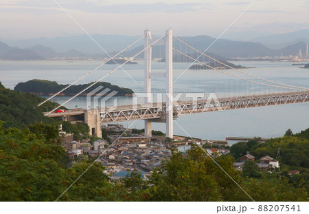 下津井港　下津井漁港　瀬戸大橋　岡山県倉敷 瀬戸内海 88207541