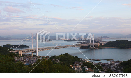 下津井港　下津井漁港　瀬戸大橋　岡山県倉敷 瀬戸内海 88207543