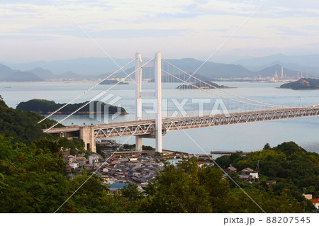 下津井港 下津井漁港 瀬戸大橋 岡山県倉敷 瀬戸内海 下津井港 下津井漁港 瀬戸大橋 岡山県倉敷 瀬戸内海 88207545