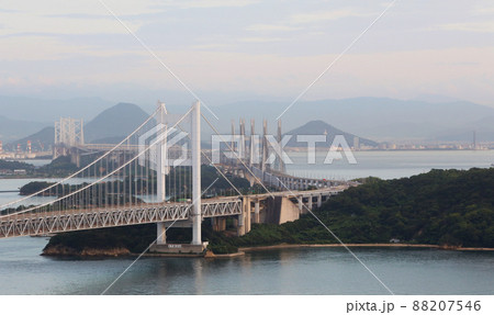 下津井港　下津井漁港　瀬戸大橋　岡山県倉敷 瀬戸内海 88207546