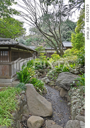 駒場公園：旧前田家本邸　前田侯爵邸　和館　塀 88208259