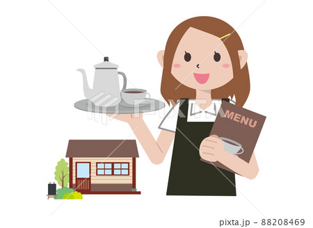 ウエイトレス　定員　喫茶店 88208469