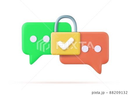 3d Chat bubble 88209132