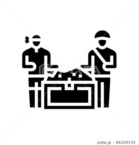 pirate treasure glyph icon vector illustration pirate treasure glyph icon vector illustration 88209550