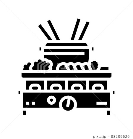 kit fondue glyph icon vector illustration kit fondue glyph icon vector illustration 88209626