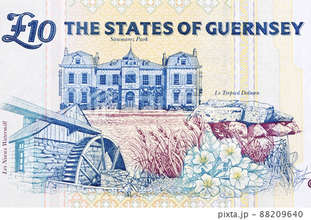Saumarez Park, Les Niaux Watermill and Le Trepid Dolmen from Guernsey pounds 88209640