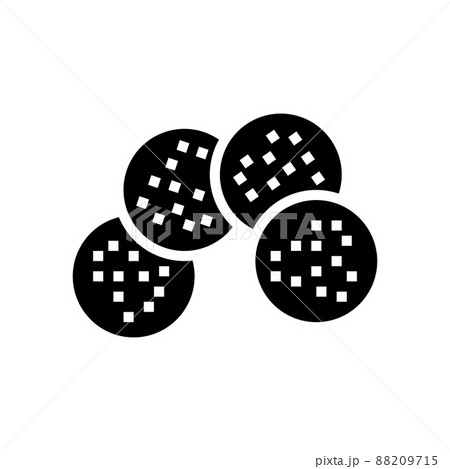 cut eggplant glyph icon vector illustration 88209715