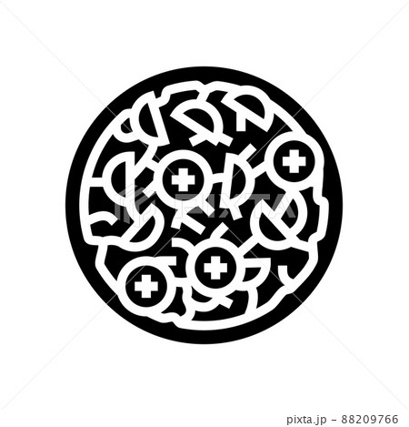 salad cucumber glyph icon vector illustration 88209766