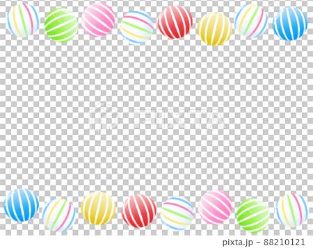 手毬飴のフレーム 横位置 手毬飴のフレーム 横位置 88210121