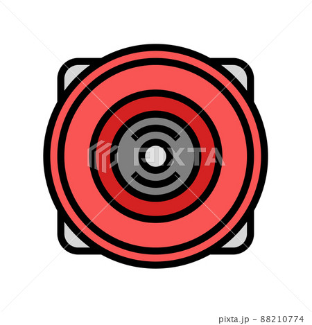 bell alarm color icon vector illustration 88210774