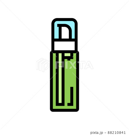 natural extract from cucumber color icon vector illustration 88210841