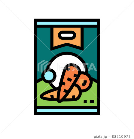 can carrot color icon vector illustration 88210972