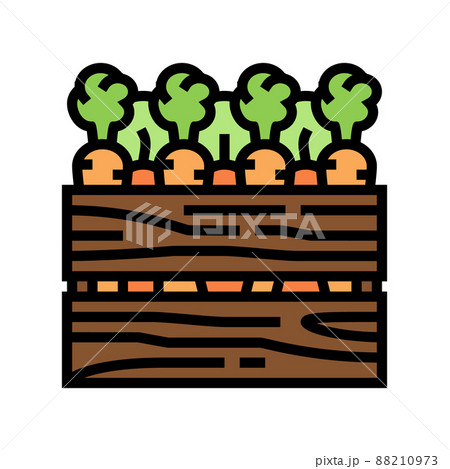 harvest carrot color icon vector illustration harvest carrot color icon vector illustration 88210973