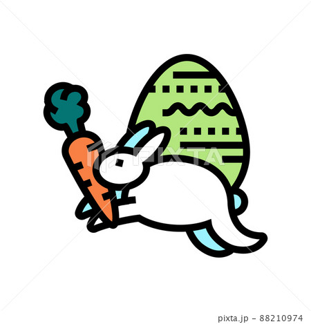 easter holiday color icon vector illustration 88210974