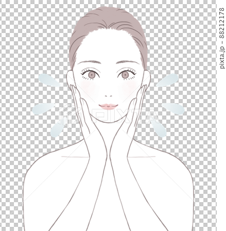 スキンケアをする女性 88212178
