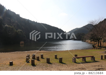 蒼霧鯉池 一ノ俣桜公園 山口県下関市 蒼霧鯉池 一ノ俣桜公園 山口県下関市 88213684