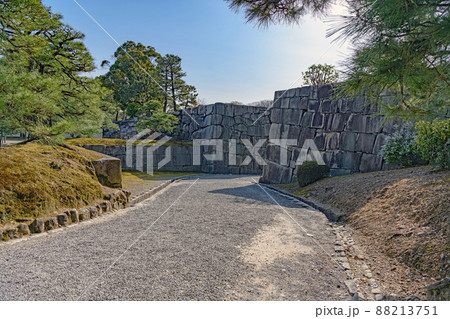 京都 二条城本丸石垣 京都 二条城本丸石垣 88213751