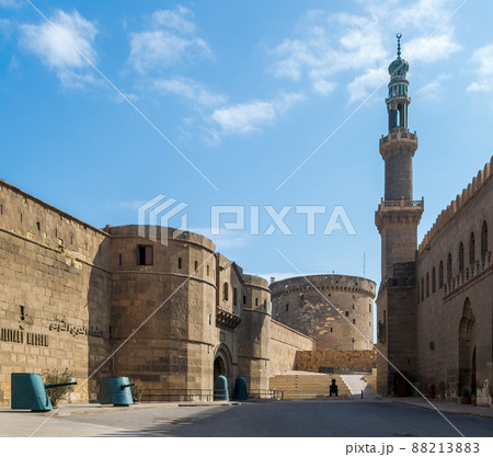 Passage between National Military Museum and Mosque of Sayyid Sariya at the Citadel of Cairo, Egypt 88213883