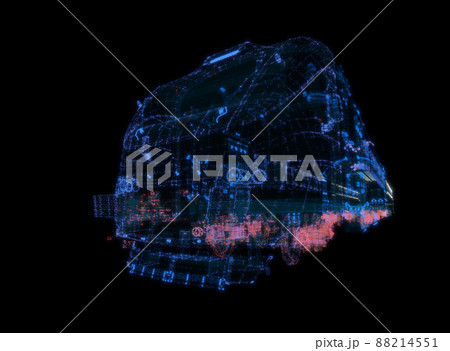 High-speed train. Transport, tourism and technology concept High-speed train. Transport, tourism and technology concept 88214551