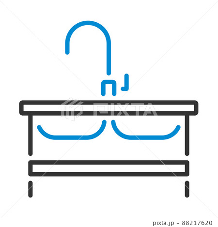 Icon Of Double Sink Icon Of Double Sink 88217620
