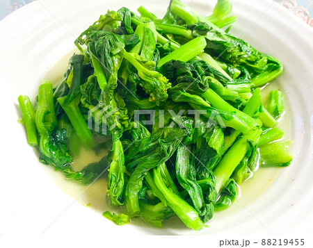 ゆで菜の花 88219455