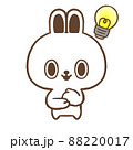 ひらめくうさぎ 88220017