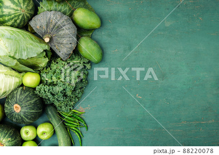 fresh green vegetables and fruits fresh green vegetables and fruits 88220078