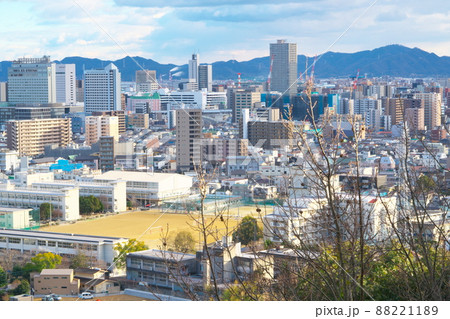 京山から見た岡山市街12　岡山県岡山市北区 88221189