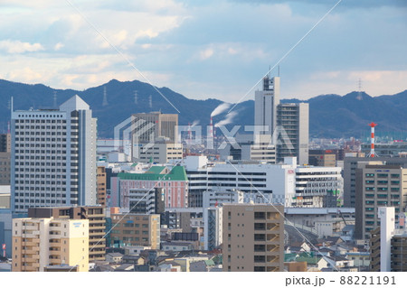 京山から見た岡山市街13　岡山県岡山市北区 88221191