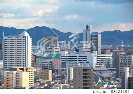 京山から見た岡山市街14　岡山県岡山市北区 88221192